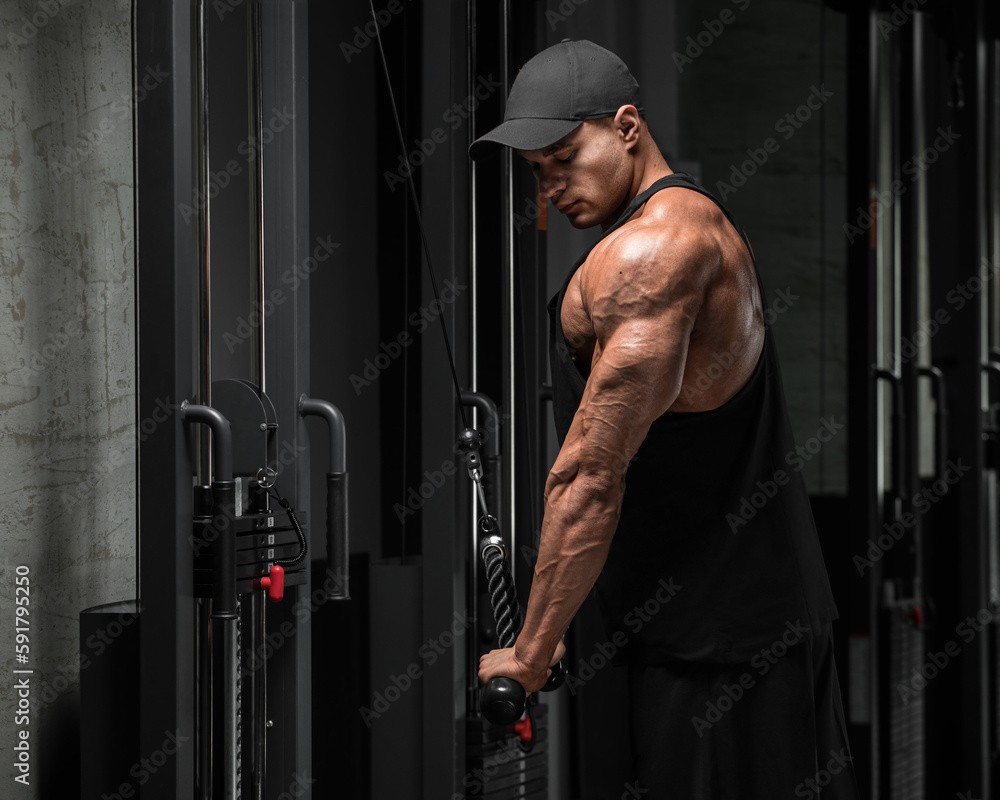 Bodybuilding. Posing. Training at the gym. Bodybuilding. Posing. Training at the gym.