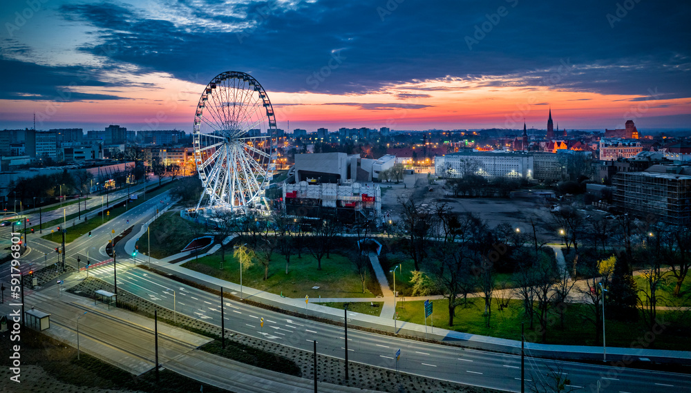 Obraz premium View of the city