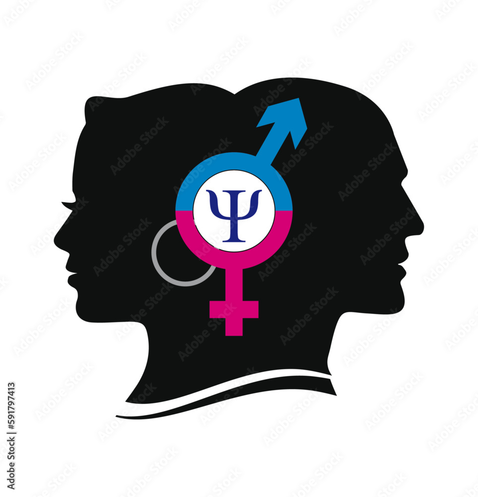 The symbol of psychological harmony between men and women is represented by the Cyrillic letter Psi. vector illustration.
The symbol of psychological harmony between men and women is represented by the Cyrillic letter Psi. vector illustration.