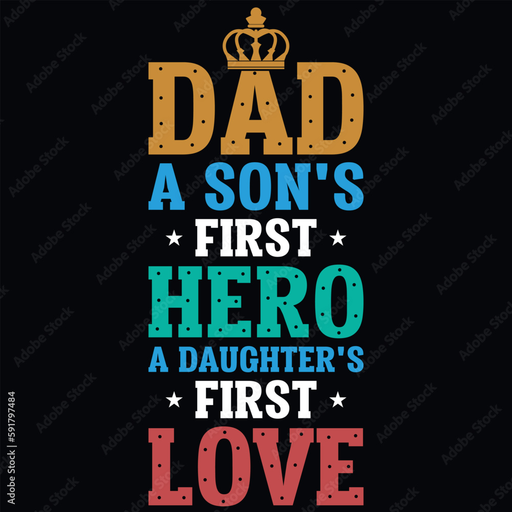 © Md Mahmudul Hasan - Father's day dad or daddy typography tshirt design vector design © Md Mahmudul Hasan - Father's day dad or daddy typography tshirt design vector design
