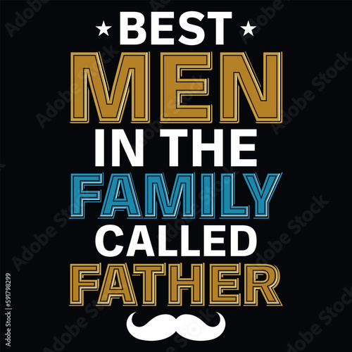 Father s day dad or daddy typography tshirt design vector design