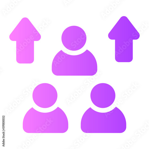 population gradient icon