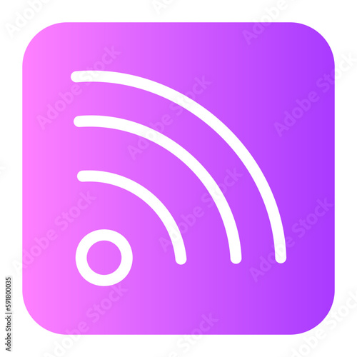 rss gradient icon