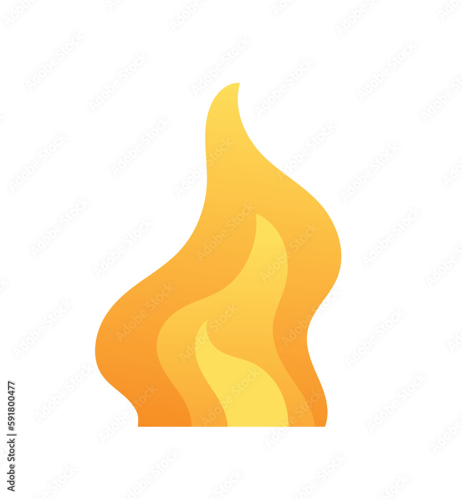 Burning bonfire vector illustration
Burning bonfire vector illustration
