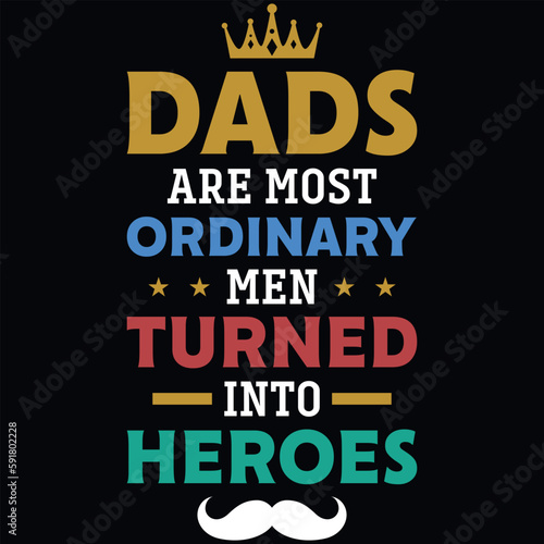 Wallpaper Mural Father's day dad or daddy typography tshirt design vector design Torontodigital.ca