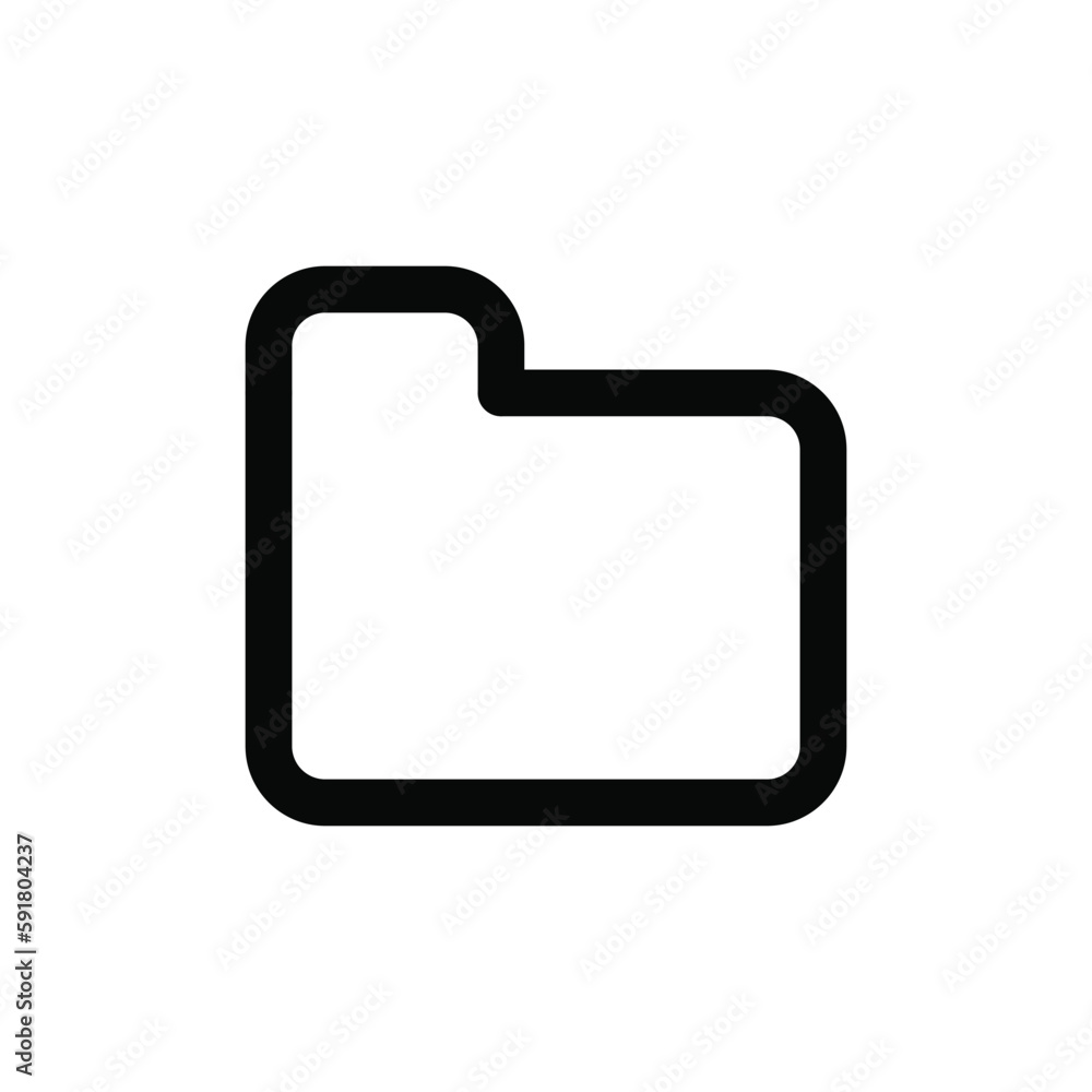Folder icon vector. Archive sign Folder icon vector. Archive sign