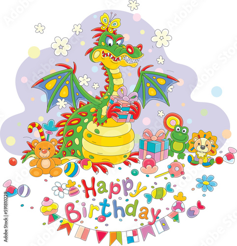 Happy birthday card with a ...