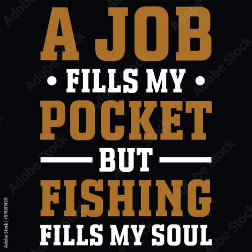 Fishing typography graphic vintages tshirt design  © Md Mahmudul Hasan