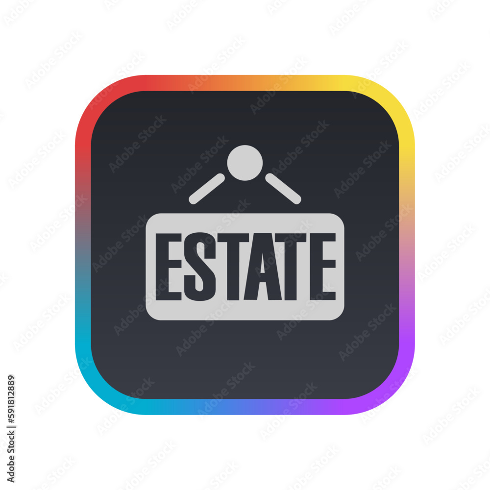 Real Estate - Pictogram (icon) Real Estate - Pictogram (icon)
