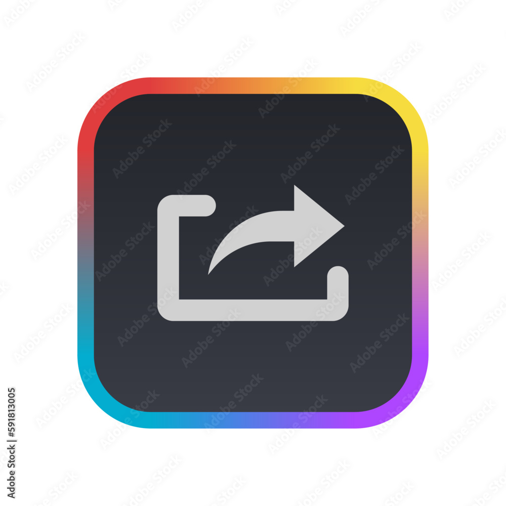 Share Button - Pictogram (icon) 