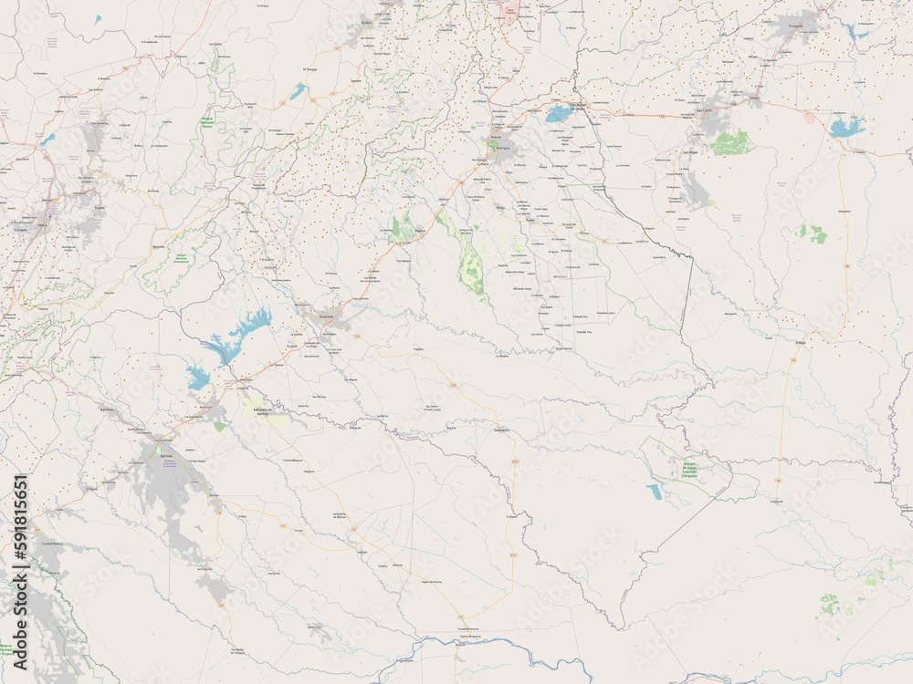 Portuguesa, Venezuela. OSM. No legend Portuguesa, Venezuela. OSM. No legend