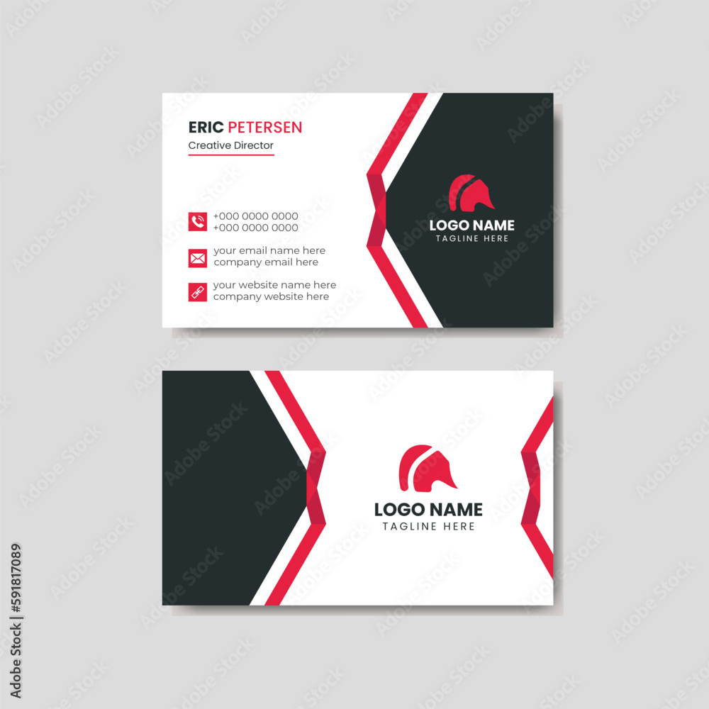 Creative and modern business card template Creative and modern business card template