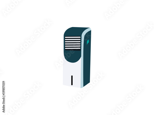 Modern air cooler icon style design isolated on white background. vector illustration icon.