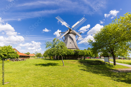 Historische Windmühle in Destel, Stemwede, Mühlenkreis Minden-Lübbecke photo