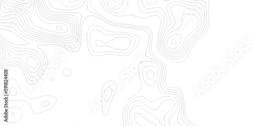 Abstract pattern with lines. Abstract sea map geographic contour map and topographic contours map background. Abstract white pattern topography vector background. Topographic line map background. 