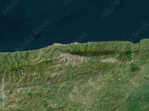 Vargas, Venezuela. High-res satellite. No legend photo