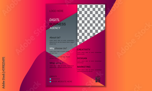  This Flyer Template Design is for business promotion,
  expansion and introduction and Flyer Template Design and modern and style design