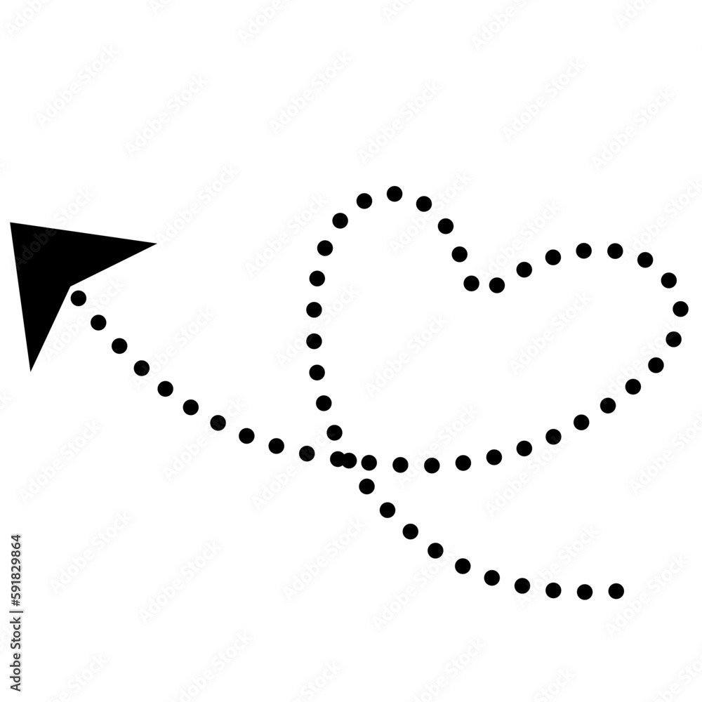 Dotted arrows clipart Dotted arrows clipart
