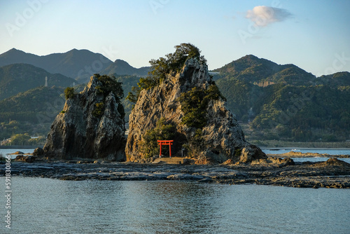 Views of Bentenjima Island in Nachikatsuura, Japan. photo