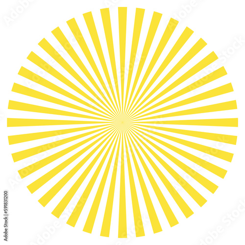yellow color sunburst with circle template vector,illustration.