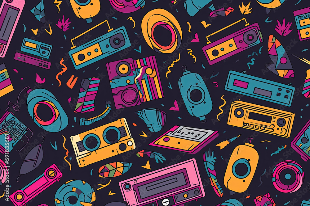 Music instrument background. AI generated. Music instrument background. AI generated.
