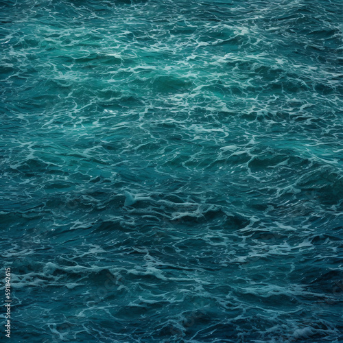 Image Generated AI. blue water background