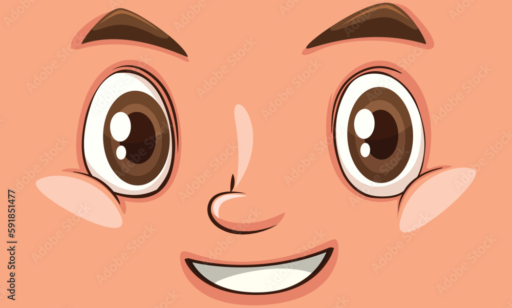 face of a child, smilling kid expression, happy boy face, vector eyes, smilling teeth, eyebrows, nose face of a child, smilling kid expression, happy boy face, vector eyes, smilling teeth, eyebrows, nose