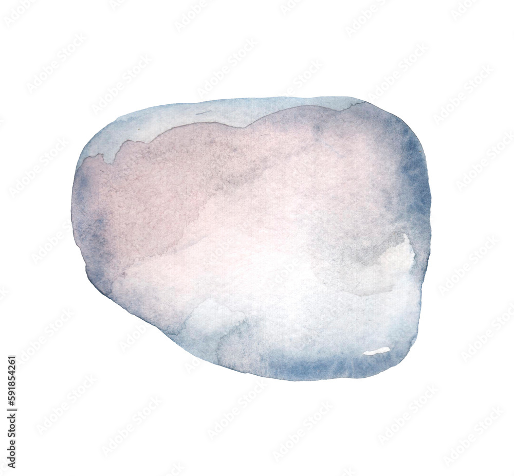 Blue translucent soap bubble on white Blue translucent soap bubble on white