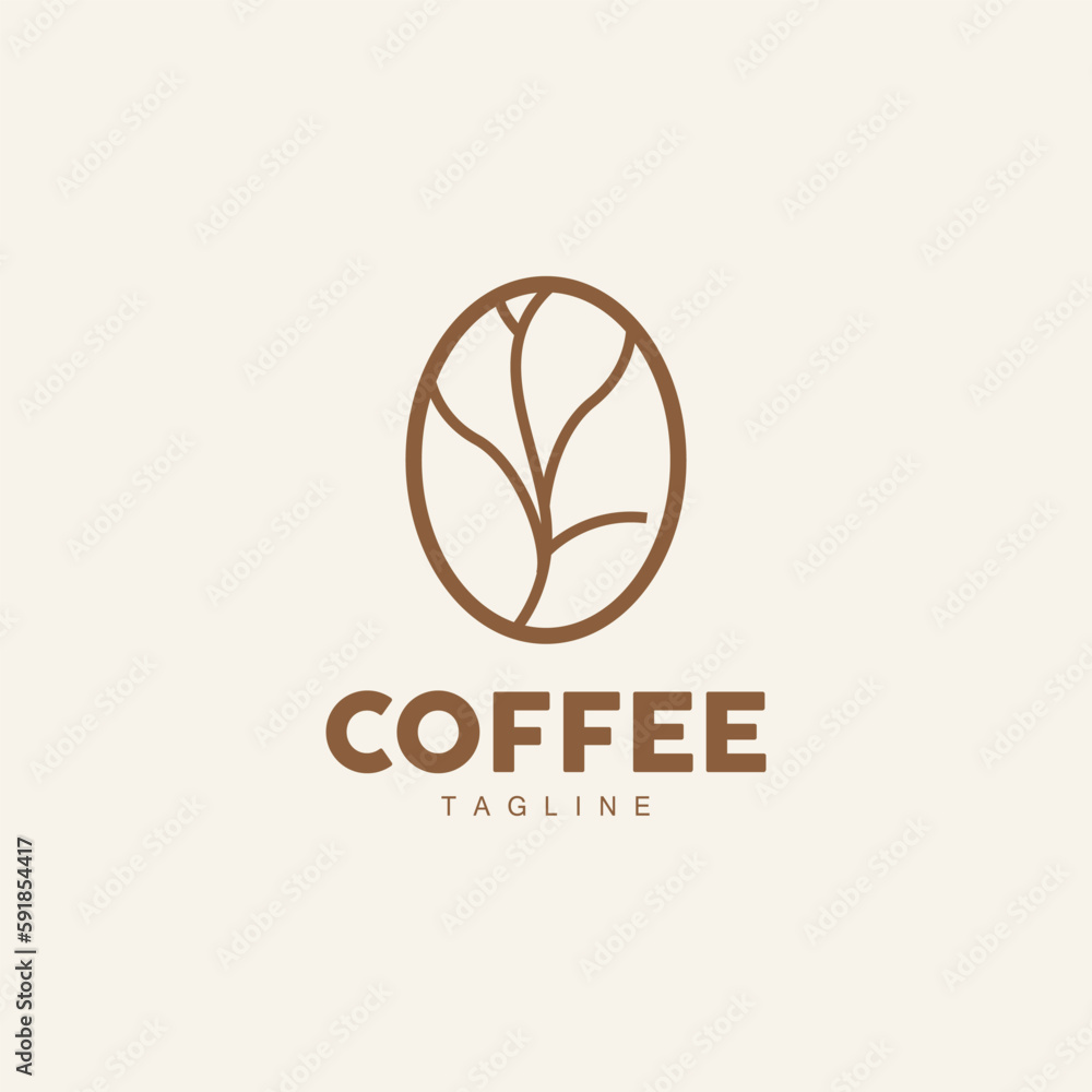 Coffee Logo, Coffee Tree Design, Cafe Drink Vector, Icon Brand Illustration Symbol Coffee Logo, Coffee Tree Design, Cafe Drink Vector, Icon Brand Illustration Symbol