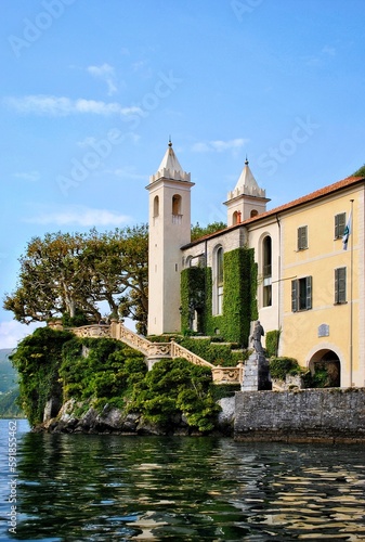 Villa del Balbianello, Lenno, Lake Como, Lombardy, Italy, Europe.