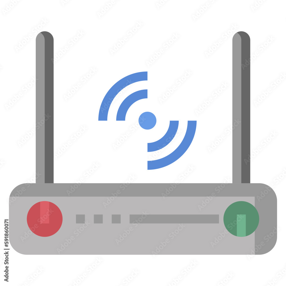 wifi router line icon,linear,outline,graphic,illustration
