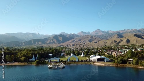 Wallpaper Mural Aerial view of Ruh Ordo Cultural Center in Cholpon-Ata Torontodigital.ca