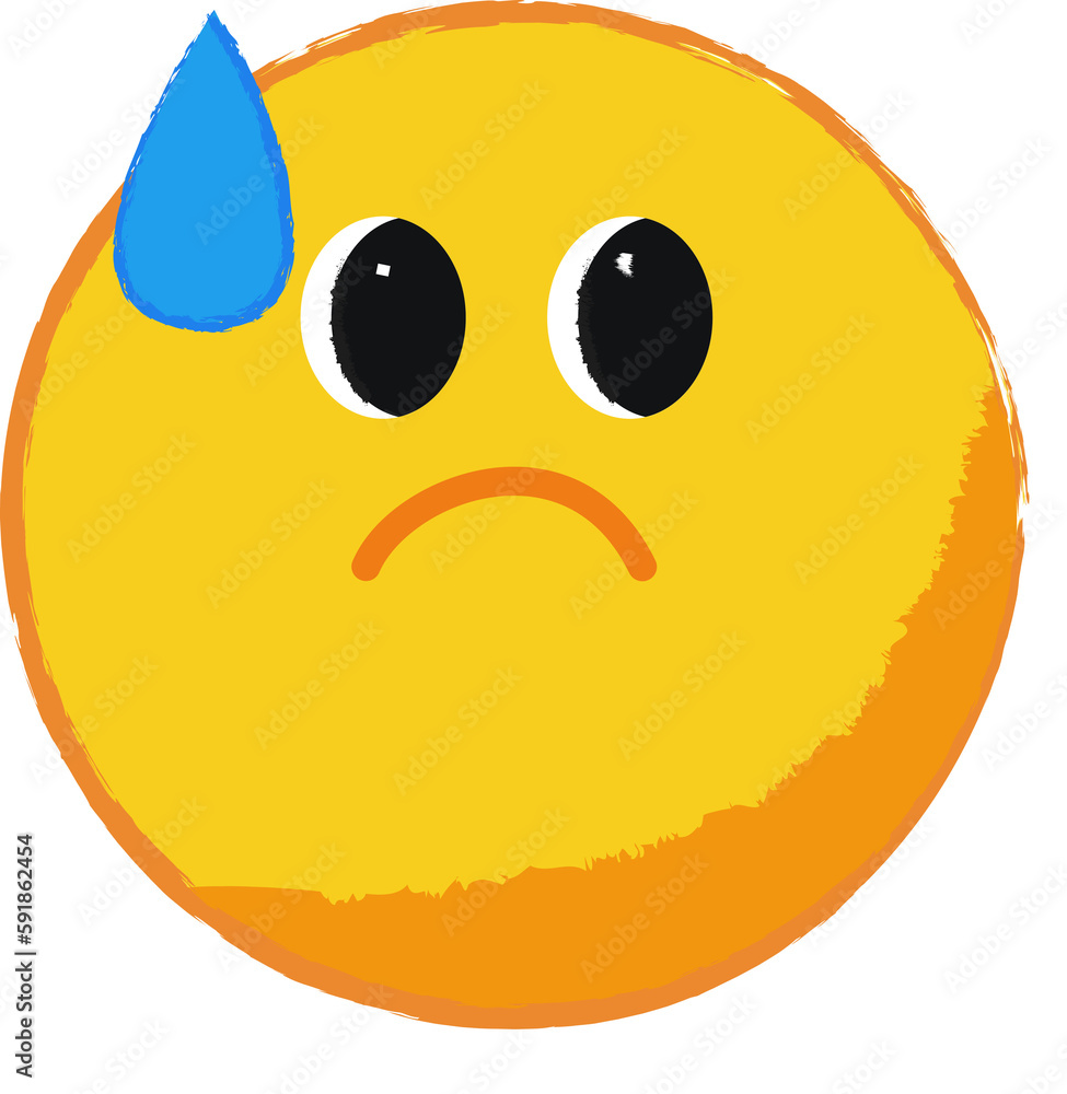 Emoticon Nervous Face Emoticon Nervous Face