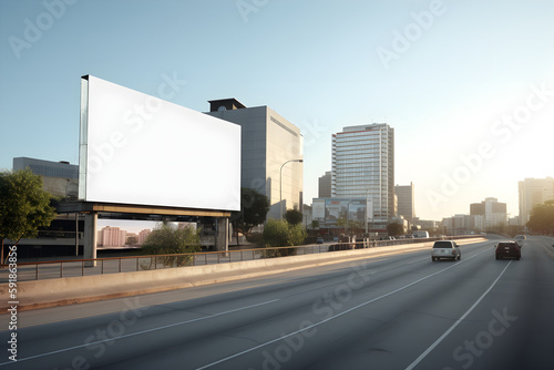 Futuristic Advertising  Create a Blank Canvas for Your Next Billboard