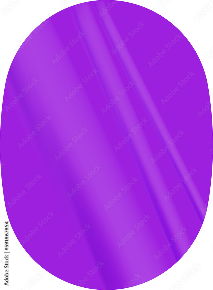 Obraz premium purple oval sticker