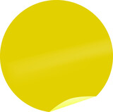 yellow circle  sticker