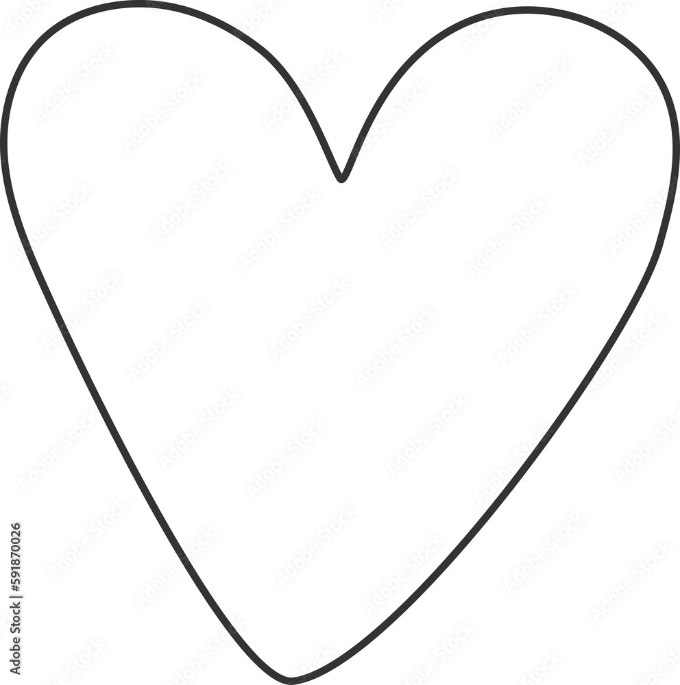 Groovy Contour Heart Groovy Contour Heart