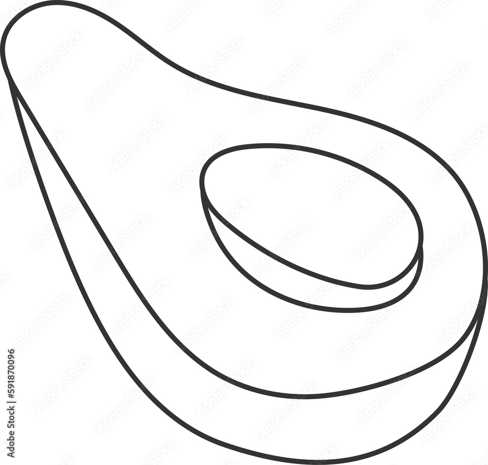 Groovy Contour Avocado Groovy Contour Avocado