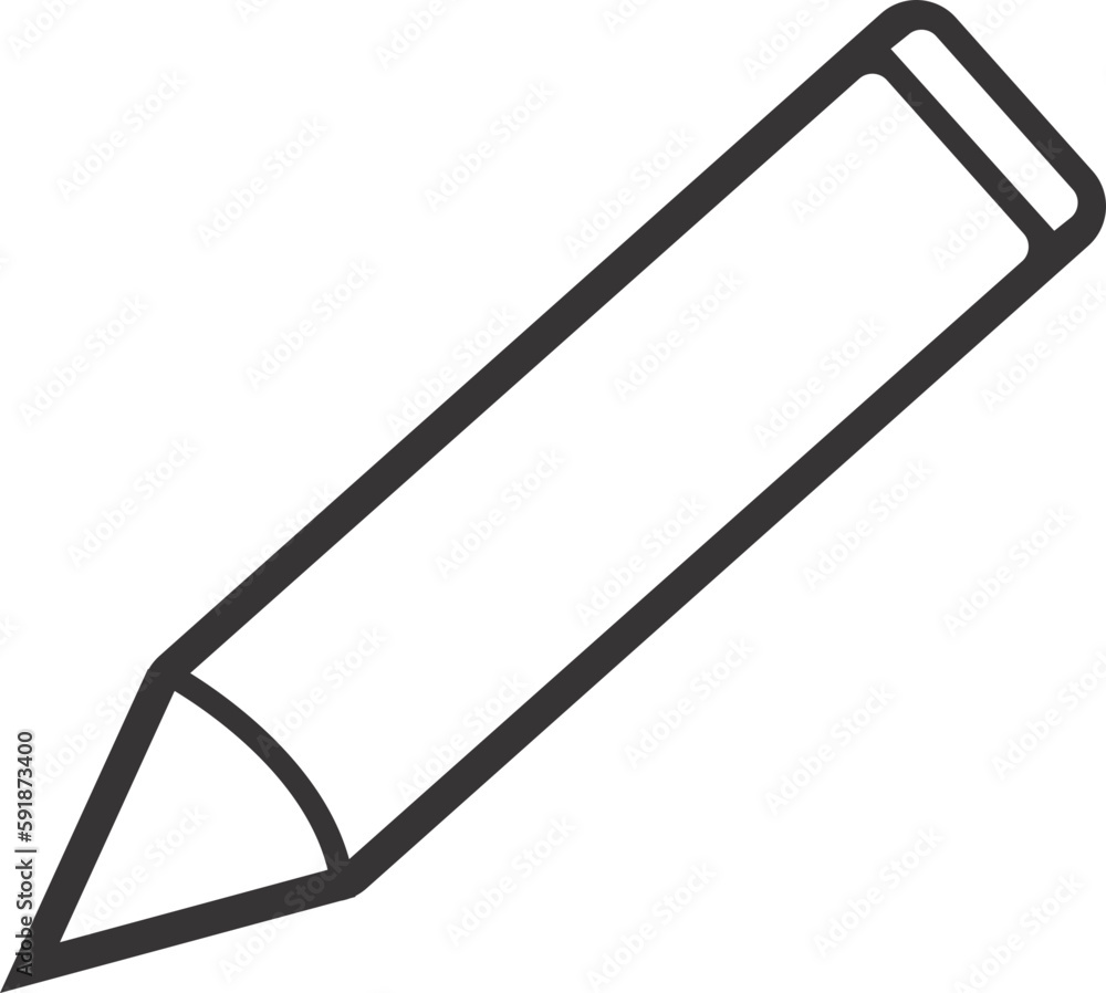 illustration of a pencil illustration of a pencil