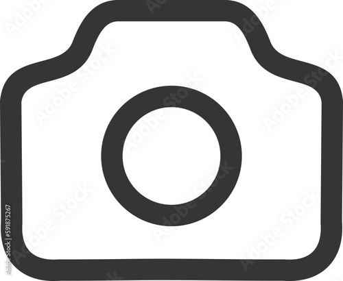 photo camera icon illustration