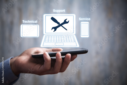 Technical Support Service. Business Technology