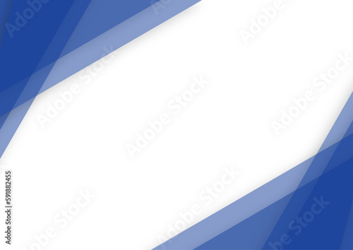 青の抽象ラインフレーム	
