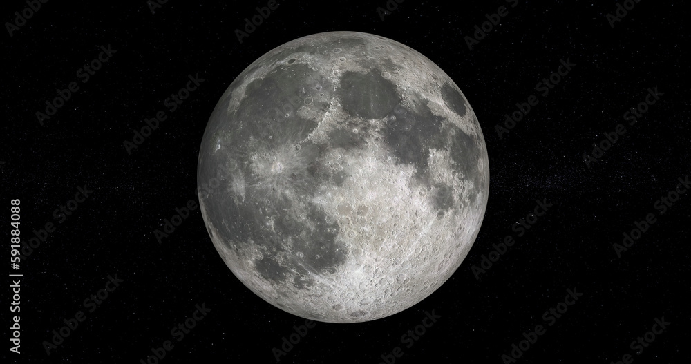 Beautiful Full moon 3d render on a dark background Beautiful Full moon 3d render on a dark background