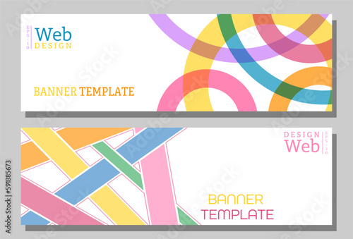 The design template of the title page of a book, brochure or booklet. The layout of an advertising banner, web design or social network.
