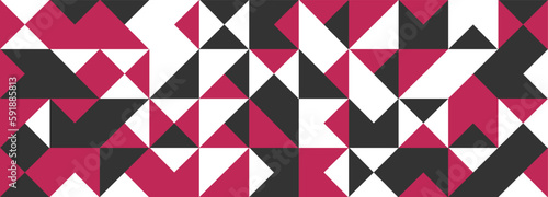 Colored geometric pattern. Seamless vector ornament for posters, banners, posters and covers. Vector background for creative design