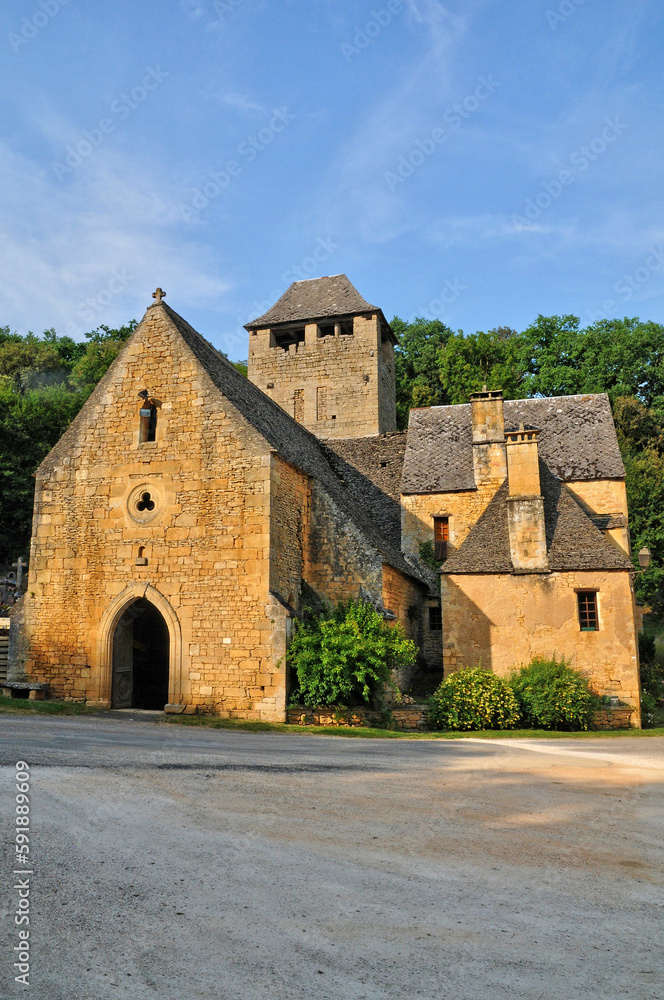 France, Saint Crepin church in Dordogne