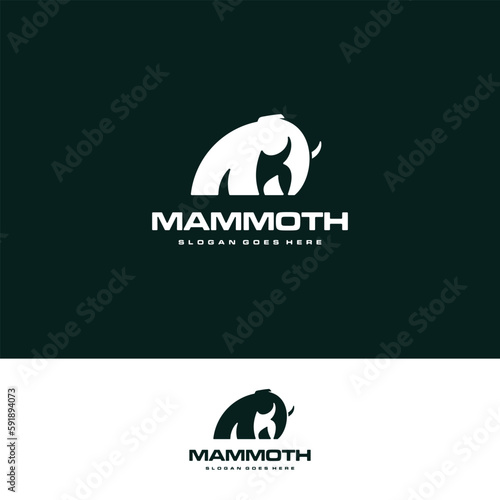 mammoth logo vector design inspiration
