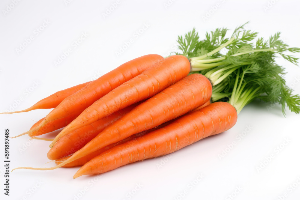 Carrot, white background, orange, green, generative ai, Fresh tasty vegetables, Fresh ingredients, cooking ingredients Carrot, white background, orange, green, generative ai, Fresh tasty vegetables, Fresh ingredients, cooking ingredients