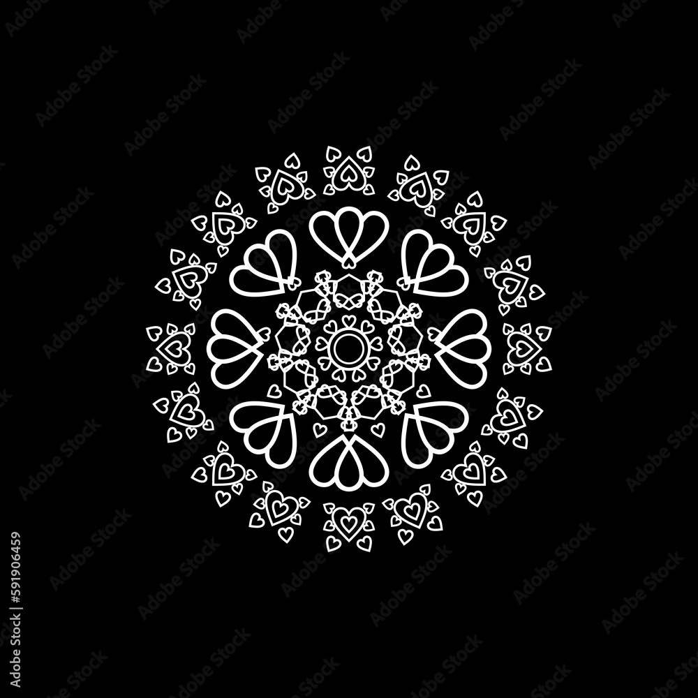 unique and cool mandala vector. unique and cool mandala vector.