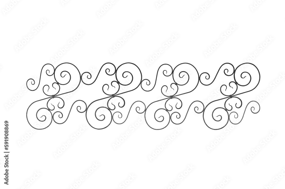 Old wrought iron grid, barrier Old wrought iron grid, barrier